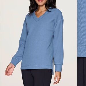 Rbx blue textured sweatshirt M